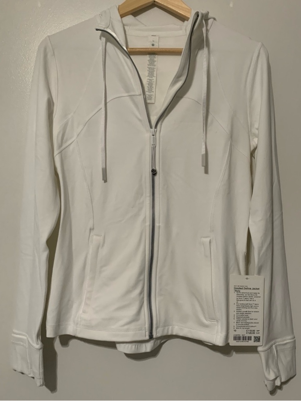 Lululemon Hooded Define Jacket size 10